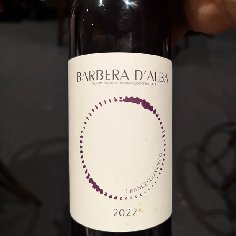 Francesco Versio Barbera d'Alba