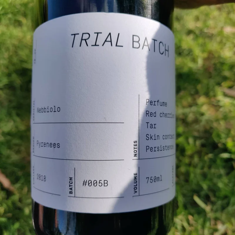 Handpicked Trial Batch Nebbiolo