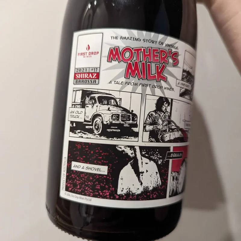 First Drop Mother's Milk Shiraz