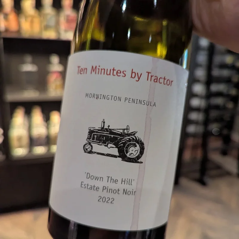 Ten Minutes by Tractor Down The Hill Estate Pinot Noir