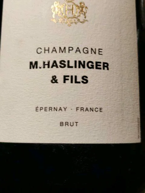 M. Haslinger & Fils Brut Champagne