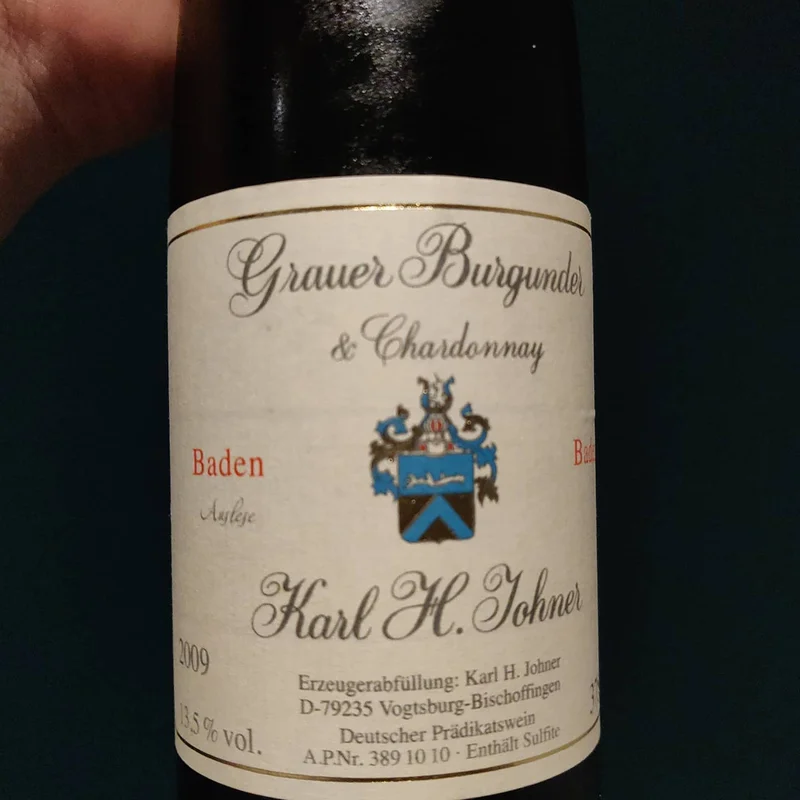 Karl H. Johner Grauer Burgunder - Chardonnay