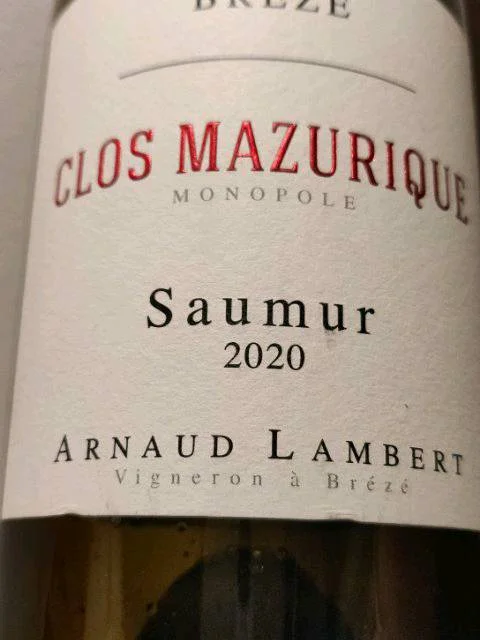 Domaine Arnaud Lambert Clos Mazurique Saumur