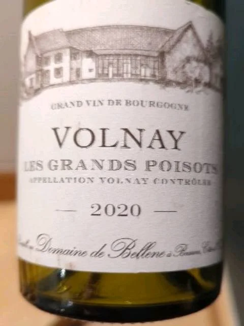 Domaine de Bellène Volnay 'Les Grands Poisots'