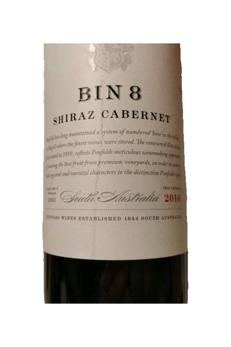 Penfolds Bin 8 Cabernet - Shiraz