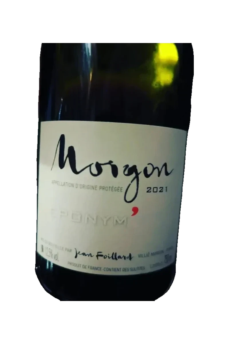 Jean Foillard Eponym' Morgon