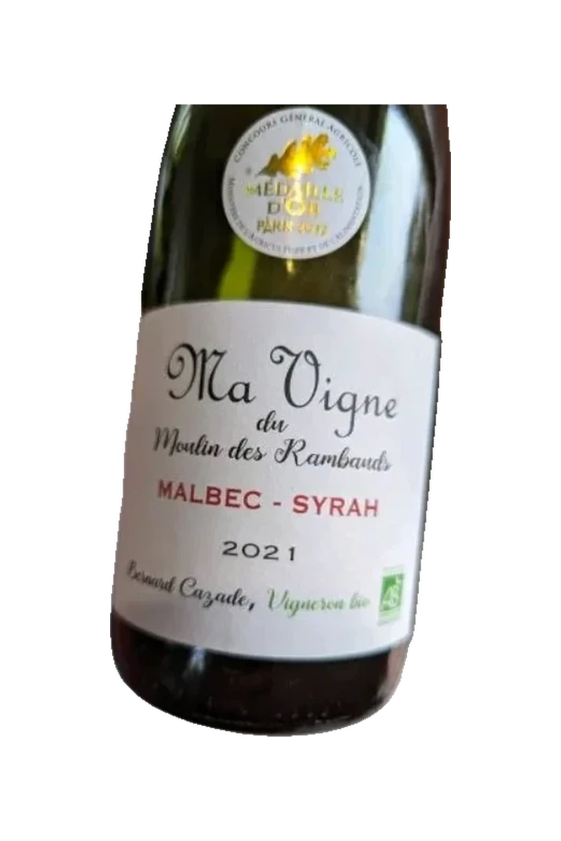 Château les Rambauds Ma Vigne du Moulin des Rambauds Malbec - Syrah