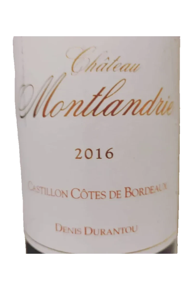 Denis Durantou Château Montlandrie Castillon - Côtes de Bordeaux