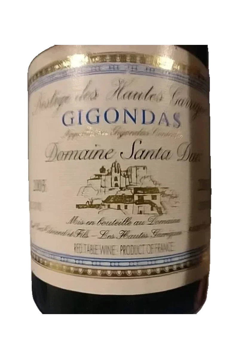 Domaine Santa Duc Gigondas Prestige Des Hautes Garrigues