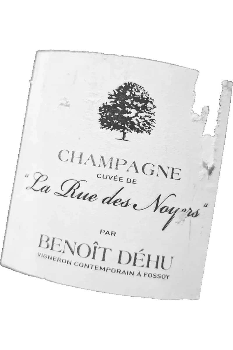 Benoît Déhu Cuvée de La Rue des Noyers Champagne