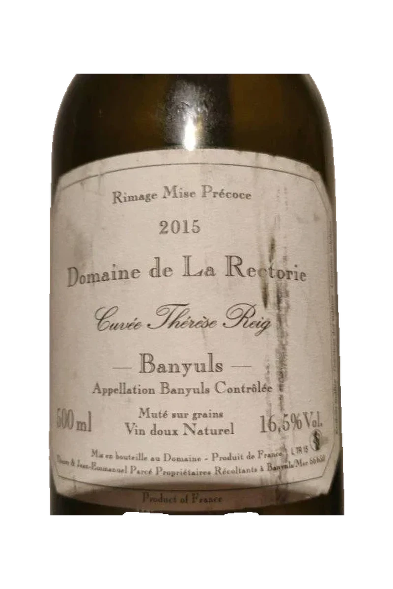 Domaine de la Rectorie Cuvée Thérèse Reig Banyuls