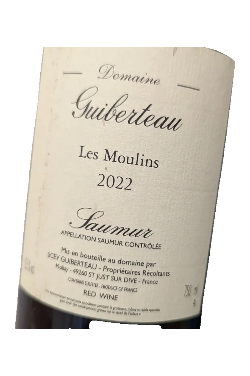 Guiberteau Les Moulins Saumur Rouge