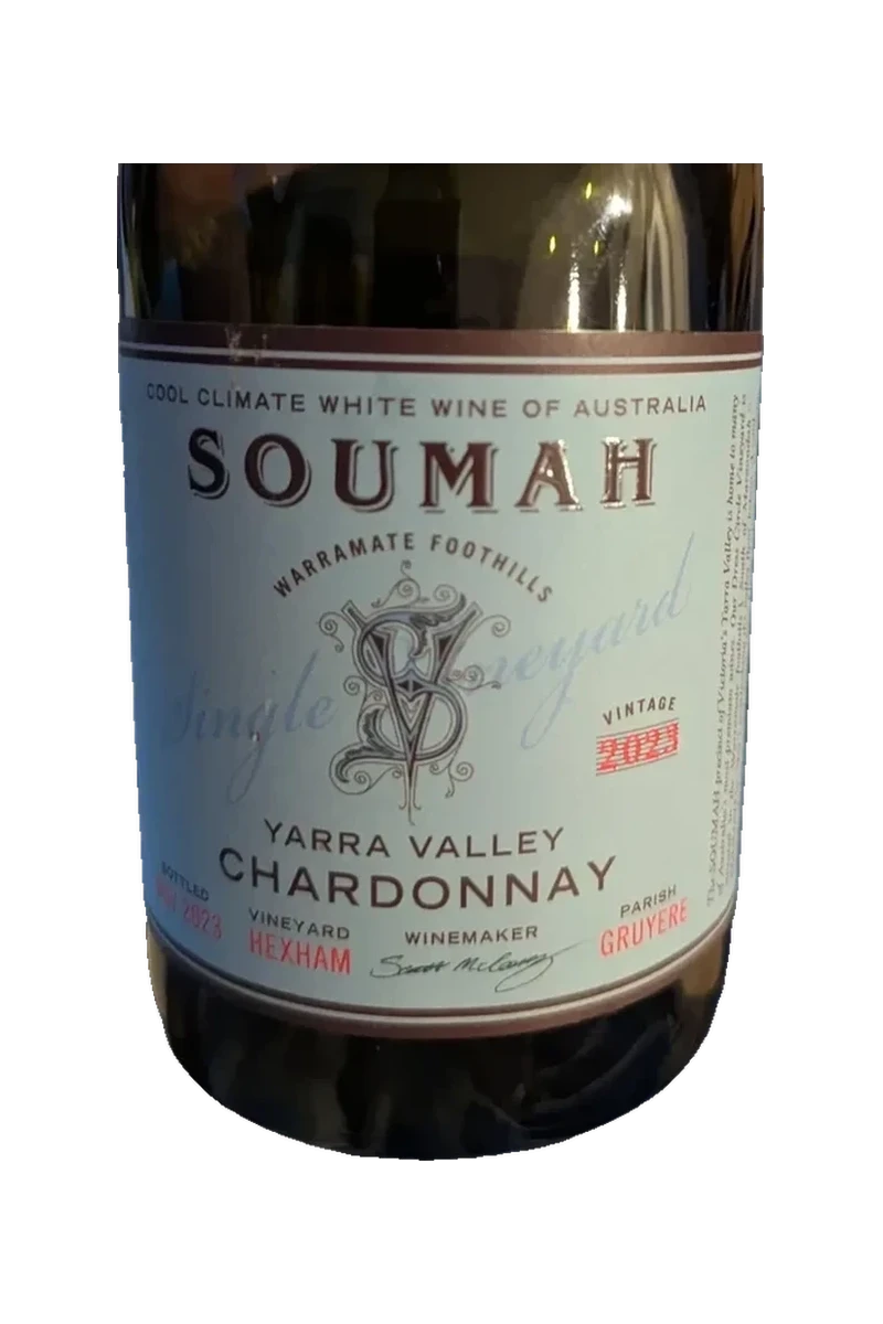Soumah Hexham Single Vineyard Chardonnay